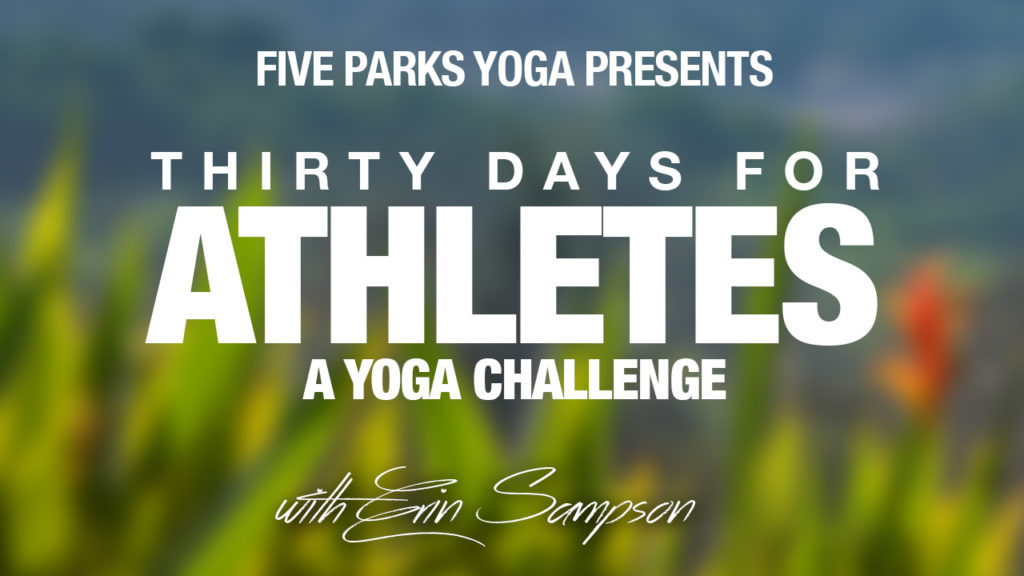 Athletes Yoga Challenges with Five Parks Yoga