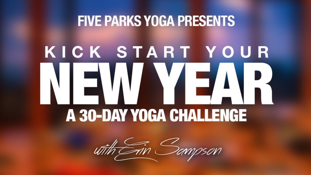 New Year's Yoga Challenges with Five Parks Yoga
