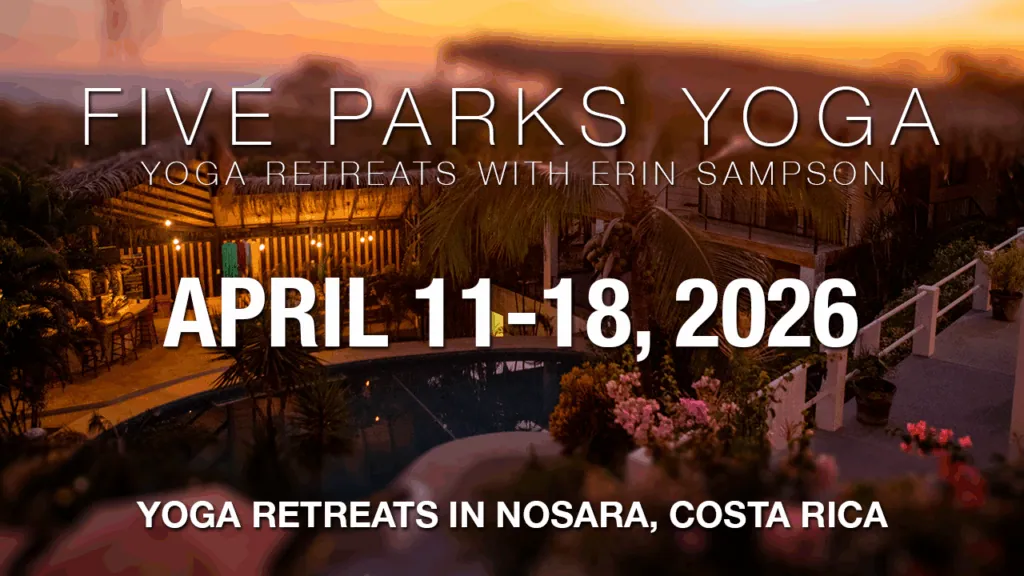 Five Parks Yoga retreat with Erin Sampson, April 11 to 18, 2026, Nosara, Costa Rica